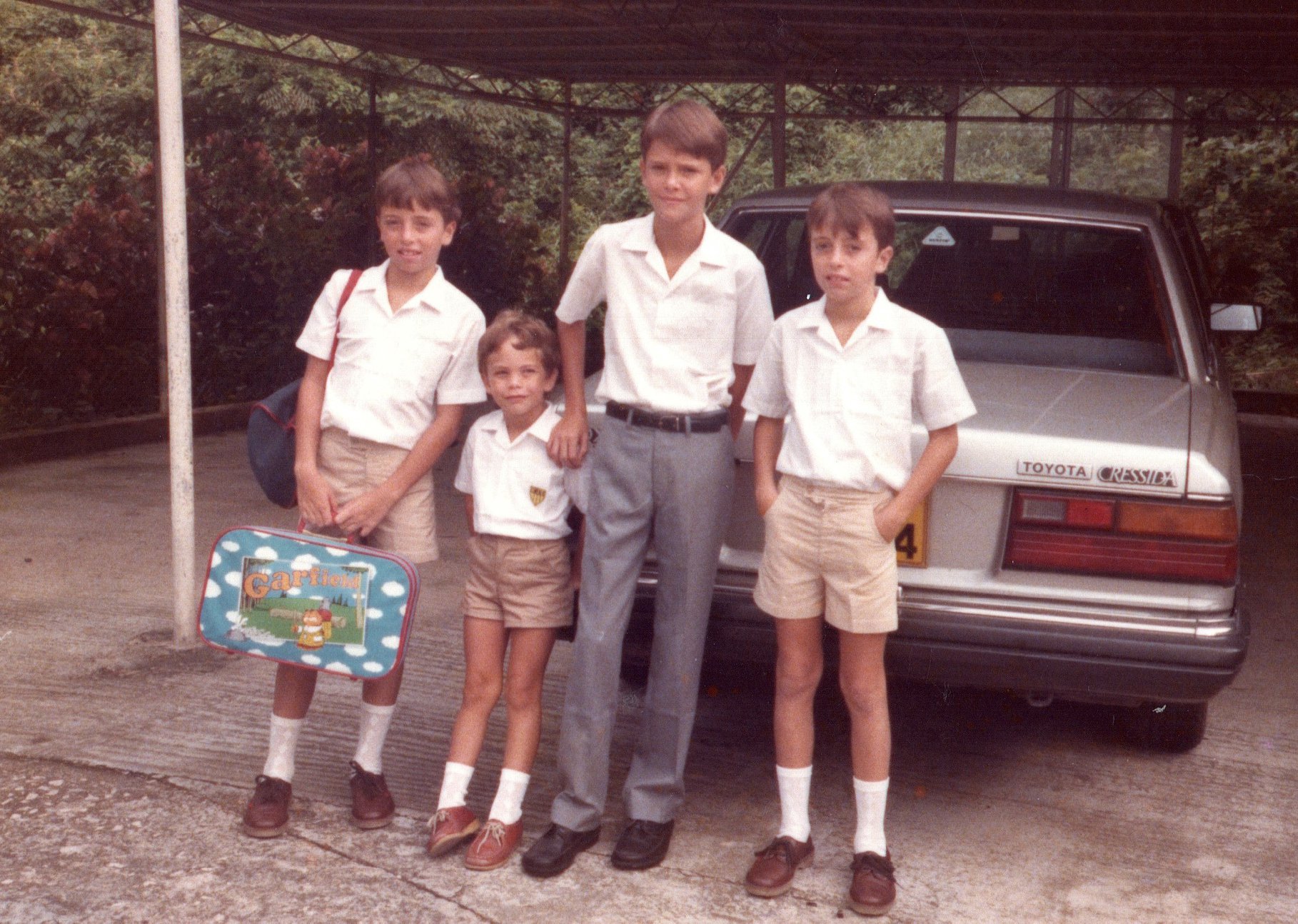 Picture of for brothers in Kowloon Junior School uniforms