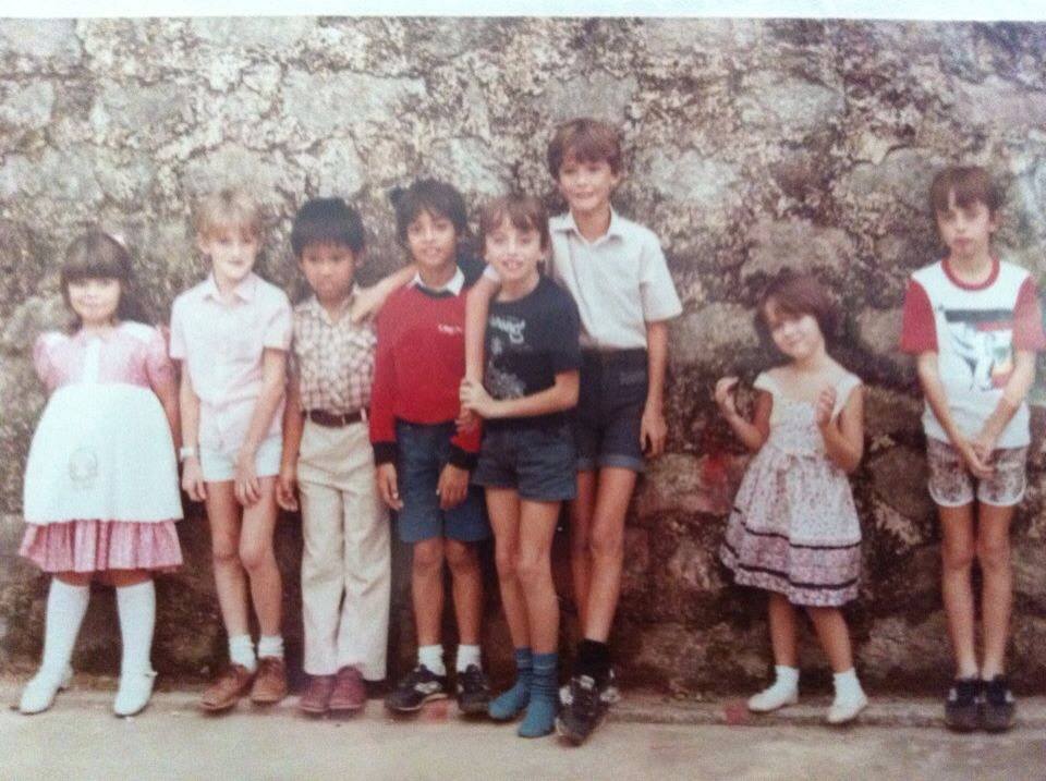 Kids hanging out in Bay View Villas, Sai Kung