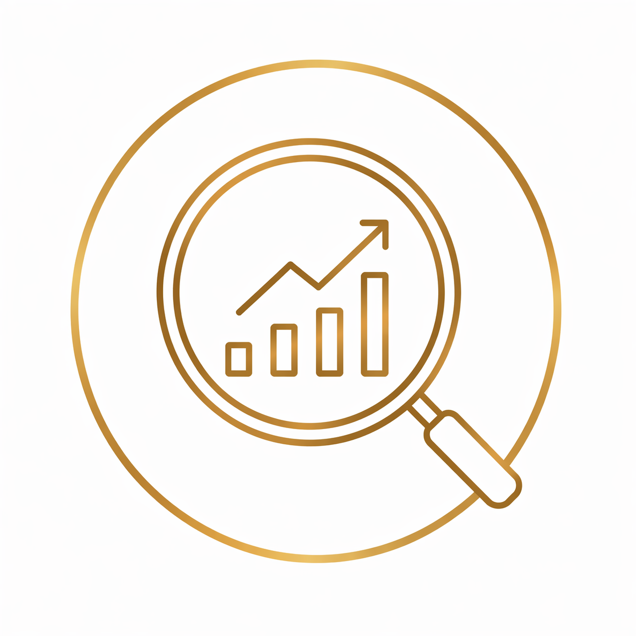 Search and demand strategy icon